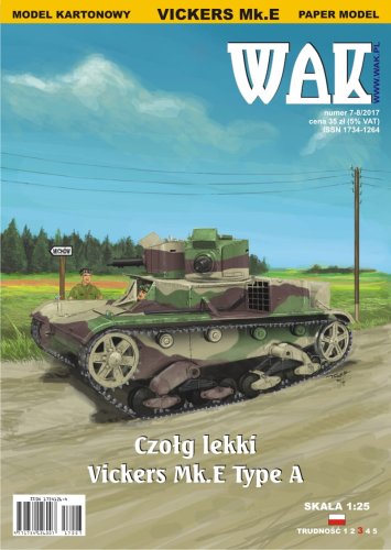 Przejdź do produktu WAK 170708 - 1:25 Vickers Mk.E Type A