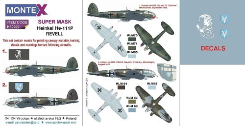 Przejdź do produktu MONTEX K32227 - 1:32 Heinkel He 111P