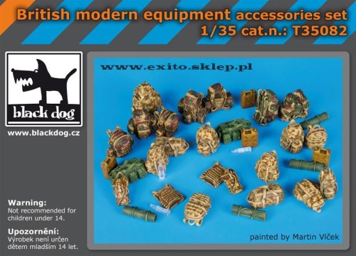 Przejdź do produktu BLACK DOG T35082 - 1:35 British modern equipment accessories set