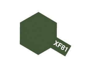 Przejdź do produktu TAMIYA 81781 XF-81 - Farba akrylowa Dark Green 2 (RAF) 10 ml
