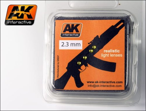 Przejdź do produktu AK INTERACTIVE 211 - Lenses for Vehicle Lights - 2,3 mm - Amber