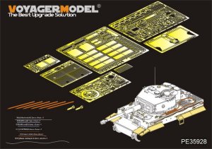 VOYAGER PE35928 - 1:35 WWII German Tiger I Late Production