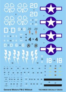 TECHMOD 72025 - 1:72 General Motors FM-2 Wildcat