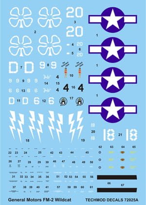 Przejdź do produktu TECHMOD 72025 - 1:72 General Motors FM-2 Wildcat