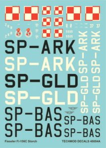 TECHMOD 48084 - 1:48 Fieseler Fi-156C Storch