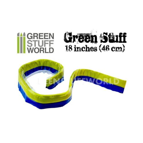 Przejdź do produktu GREEN STUFF 9002 - Green Stuff Tape 46 cm - Masa modelarska dwuskładnikowa
