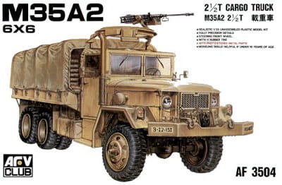 Przejdź do produktu AFV CLUB 35004 - 1:35 M35A2 2 1/2 T Cargo Truck