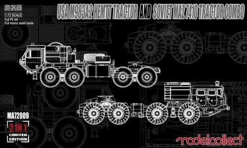 Przejdź do produktu MODELCOLLECT MA72009 - 1:72 M983A2 HEMTT  and Soviet MAZ
