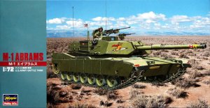 HASEGAWA MT33-31133 - 1:72 M-1 Abrams