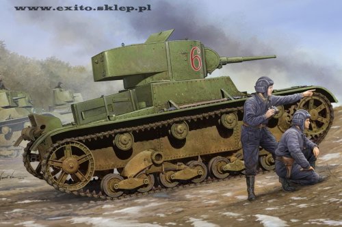 Przejdź do produktu HOBBY BOSS 82495 - 1:35 Soviet T-26 Light Infantry Tank Mod.1933