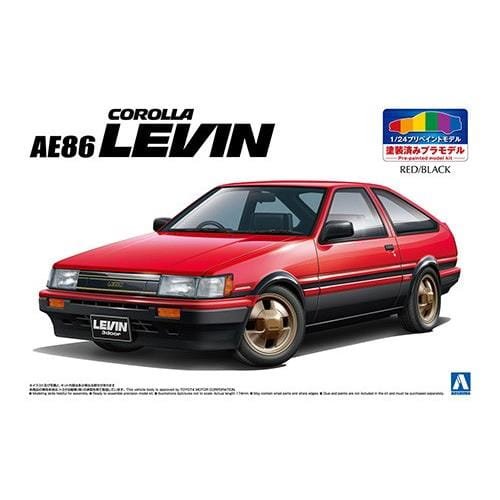 Przejdź do produktu AOSHIMA 05496 - 1:24 Toyota AE88 Levin 83 RD/BL