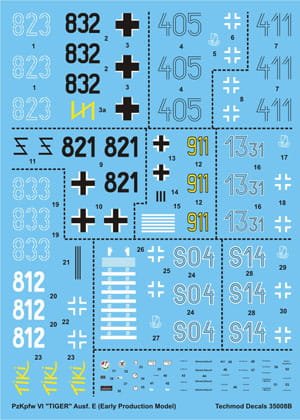 Przejdź do produktu TECHMOD 35008 - 1:35 Pzkpfw.VI Tiger Ausf.E early production model