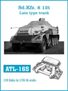 Friulmodel ATL-165 - 1:35 Metalowe gąsienice Sd.Kfz.8 12t typ późny