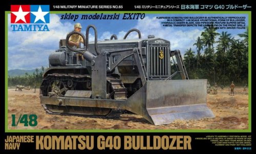 Przejdź do produktu TAMIYA 32565 - 1:48 Komatsu G40 Bulldozer - Japanese Navy