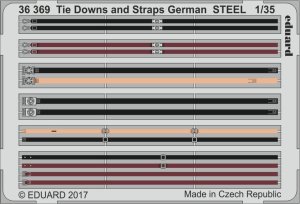 EDUARD 36369 - 1:35 Tie Downs and Straps German - Steel