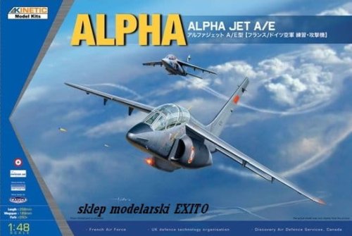 Przejdź do produktu KINETIC 48043 - 1:48 Alpha Jet A/E