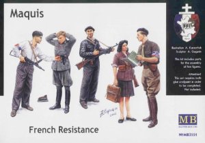 MASTER BOX 3551 - 1:35 Maquis , French Resistance