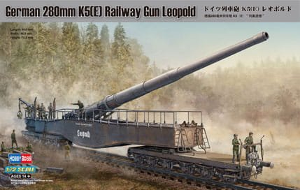 Przejdź do produktu HOBBY BOSS 82903 - 1:72 German 280mm K5(E) Railway Gun Leopold