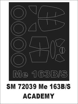 Przejdź do produktu MONTEX SM72039 - 1:72 Messerschmitt Me-163 Komet