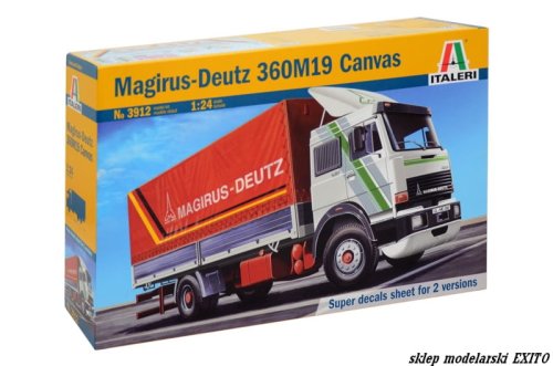 Przejdź do produktu ITALERI 3912 - 1:24 Magirus Deutz3 60M19 Canvas