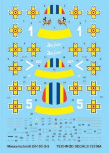TECHMOD 72050 - 1:72 Messerschmitt Bf-109 G-2 Roumanian Air Force
