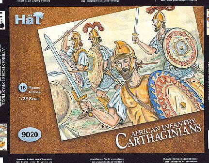 Przejdź do produktu HAT 9020 - 1:32 Hannibals Carthaginians - African Heavy Infantry