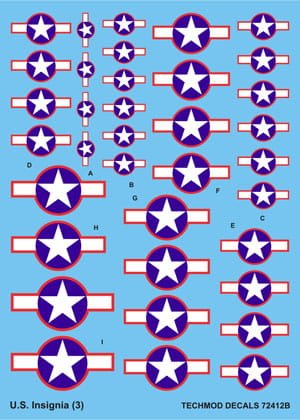 Przejdź do produktu TECHMOD 72412 - 1:72 U.S. Insignia July 1943 to January 1947