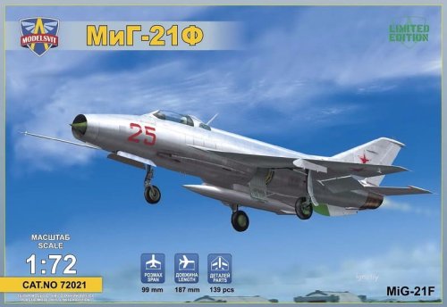 Przejdź do produktu MODELSVIT 72021 - 1:72 Mikoyan Mig-21F