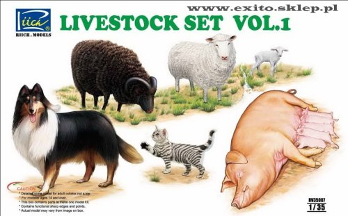 Przejdź do produktu RIICH MODELS 35007 - 1:35 Livestock Set Vol.1