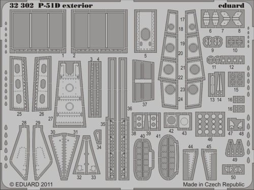 Przejdź do produktu EDUARD 32302 - 1:32 P-51D exterior