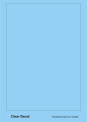 Przejdź do produktu TECHMOD 72046 - 1:72 Clear Decal 130x90mm