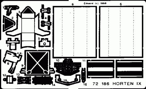 Przejdź do produktu EDUARD 72186 - 1:72 Go 229 Horten