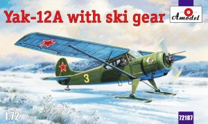 AMODEL 72187 - 1:72 Yak 12 A with ski gear