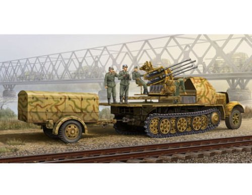 Przejdź do produktu TRUMPETER 01524 - 1:35 German 2cm Flakvierling 38 auf Selbstfahrlafette (Sd.Kfz.7/1 Late Version)
