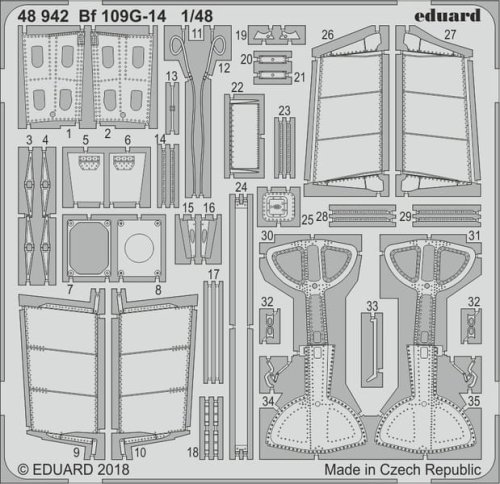 Przejdź do produktu EDUARD 48942 - 1:48 Bf 109G-14