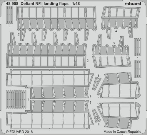 Przejdź do produktu EDUARD 48958 - 1:48 Defiant NF.I landing flaps
