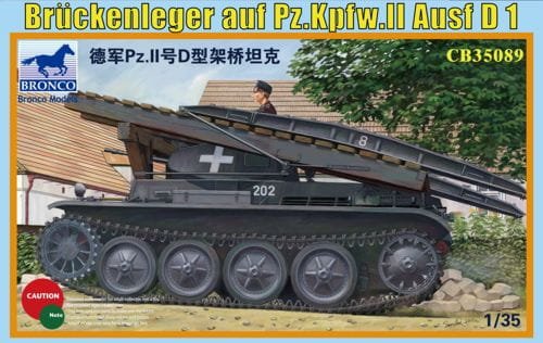 Przejdź do produktu BRONCO CB 35089 - 1:35 Bruckenlegerauf Pz.Kpfw.II ausf D1