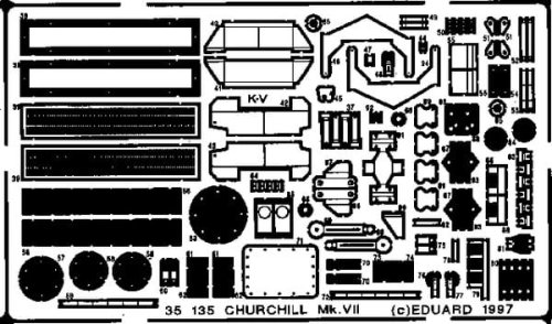 Przejdź do produktu EDUARD 35135 - 1:35 Churchill Mk.VII