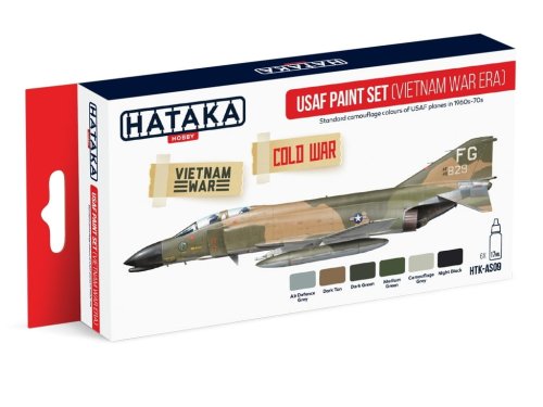 Przejdź do produktu HATAKA AS09 - Zestaw farb USAF Vietnam war-era
