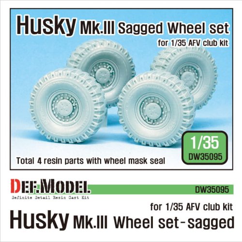 Przejdź do produktu DEF MODEL DW35095 - 1:35 US Husky Mk.III Sagged Wheel set