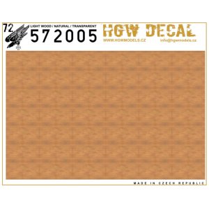 HGW 572005 - 1:72 Light Wood - Transparent