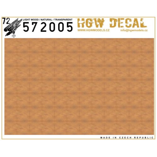 Przejdź do produktu HGW 572005 - 1:72 Light Wood - Transparent