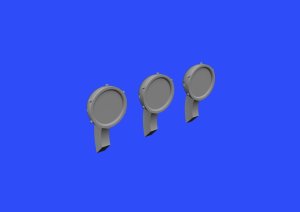 EDUARD 648359 - 1:48 P-51D rear view mirrors