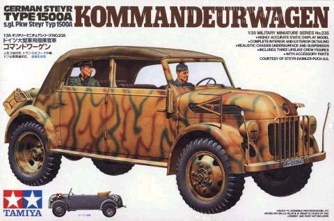 Przejdź do produktu TAMIYA 35235 - 1:35 German Steyr Type 1500A Kommandeurwagen