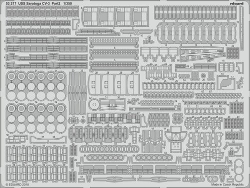 Przejdź do produktu EDUARD 53217 - 1:350 USS Saratoga CV-3 pt.2
