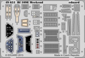 EDUARD 49651 - 1:48 Bf 109E Weekend