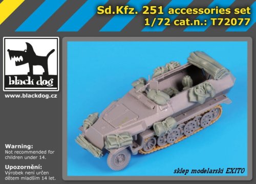 Przejdź do produktu BLACK DOG T72077 - 1:72 Sd.Kfz.251 accessories set