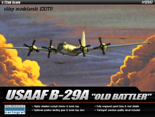 Przejdź do produktu ACADEMY 12517 - 1:72 USAAF Boeing B-29A