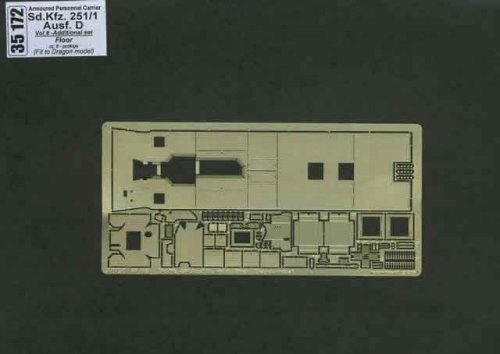 Przejdź do produktu ABER 35172 - 1:35 Sdkfz.251/1 Ausf.D vol.6 - Additional set - Floor