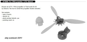EDUARD 672086 - 1:72 Fw 190A propeller